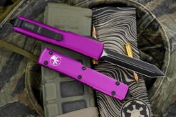 Microtech Ultratech Spartan Violet OTF Automatic Knife 3.4" Black 223-1VI 7 Microtech Ultratech Spartan Violet OTF Automatic Knife 3.4" Black 223-1VI -Southern Blades 223 1 VI 2 22669.1666636428