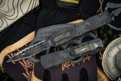 Microtech Dirac OD Green Camo Cerakote OTF Automatic Knife 3" Dagger Serrated 225-3OCS