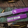 Microtech UTX-85 OTF Automatic Knife Distressed Violet 3.1" Drop Point Stonewash 231-10DVI 1 Microtech UTX-85 OTF Automatic Knife Distressed Violet 3.1" Drop Point Stonewash 231-10DVI -Southern Blades 231 10 DVI 2 99651.1691512521