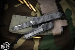 Microtech UTX-85 Urban Camo Cerakote OTF Automatic Knife 3" Drop Point 231-1UCS