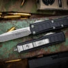 Microtech UTX-85 II Stepside OTF Automatic Knife 3.1" Drop Point Stonewash 231II-10S 2 Microtech UTX-85 II Stepside OTF Automatic Knife 3.1" Drop Point Stonewash 231II-10S -Southern Blades 231 II 10 S 88893.1683695015