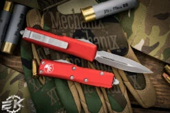 Microtech UTX-85 OTF Automatic Knife Red 3.1" Dagger Apocalyptic Stonewash 232-10APRD 9 Microtech UTX-85 OTF Automatic Knife Red 3.1" Dagger Apocalyptic Stonewash 232-10APRD -Southern Blades 232 10 APRD 09064.1676589429
