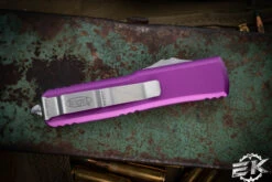 Microtech UTX-85 OTF Automatic Knife Violet 3.1" Dagger Stonewash 232-10VI 9 Microtech UTX-85 OTF Automatic Knife Violet 3.1" Dagger Stonewash 232-10VI -Southern Blades 232 10 VI 2 42476.1685039694