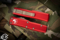 Microtech UTX-85 OTF Automatic Knife Red 3.1" Dagger Bronze Apocalyptic 232-13APRD 7 Microtech UTX-85 OTF Automatic Knife Red 3.1" Dagger Bronze Apocalyptic 232-13APRD -Southern Blades 232 13 APRD 2 39661.1674680981