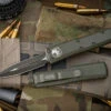 Microtech UTX-85 OTF Automatic Knife OD Green Cerakote 3.1" Dagger 232-1COD 1 Microtech UTX-85 OTF Automatic Knife OD Green Cerakote 3.1" Dagger 232-1COD -Southern Blades 232 1 COD 2 14701.1681336361