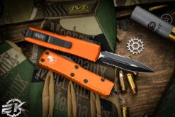 Microtech UTX-85 OTF Automatic Knife Orange 3" Dagger Serrated Black 232-2OR 7 Microtech UTX-85 OTF Automatic Knife Orange 3" Dagger Serrated Black 232-2OR -Southern Blades 232 2 OR 06656.1677537143