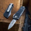 Microtech Mini Troodon Double Edge Stonewashed Standard