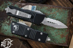 Microtech Troodon Mini OTF Automatic Knife 1.9" Dagger Stonewash Serrated (Cali Legal) 238-11 5 Microtech Troodon Mini OTF Automatic Knife 1.9" Dagger Stonewash Serrated (Cali Legal) 238-11 -Southern Blades 238 11 2 41480.1691528783