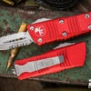 Microtech Troodon Mini OTF Automatic Knife Red 1.9" Dagger Stonewash Serrated (Cali Legal) 238-11RD 2 Microtech Troodon Mini OTF Automatic Knife Red 1.9" Dagger Stonewash Serrated (Cali Legal) 238-11RD -Southern Blades 238 11 RD 2 73890.1691525409