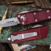 Microtech Mini Troodon OTF Automatic Cali Legal Knife Merlot 1.9" Dagger Serrated Stonewash 238-12MR 1 Microtech Mini Troodon OTF Automatic Cali Legal Knife Merlot 1.9" Dagger Serrated Stonewash 238-12MR -Southern Blades 238 12 MR 2 47481.1691053869