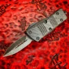 Microtech Mini Troodon Double Edge Damascus W/ Carbon Fiber Top Standard Signature Series 1 Microtech Mini Troodon Double Edge Damascus W/ Carbon Fiber Top Standard Signature Series -Southern Blades 238 16CFS 2