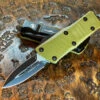 Microtech Mini Troodon Double Edge OD Green G10 Top Standard Signature Series