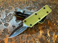 Microtech Mini Troodon Double Edge OD Green G10 Top Standard Signature Series