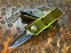 Microtech Mini Troodon Double Edge Standard OD Green