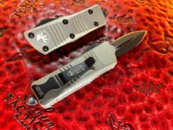 Microtech Mini Troodon Double Edge Titanium Grey Standard 6 Microtech Mini Troodon Double Edge Titanium Grey Standard -Southern Blades 238 1TG 3