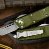 Microtech Troodon Mini OD Green OTF Automatic Knife 1.9" Tanto Apocalyptic Stonewash 240-10APOD