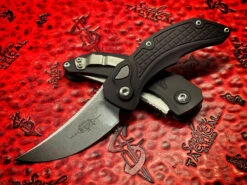 Microtech Brachial Auto Folder Stonewash Standard - Bastinelli Knives Collab