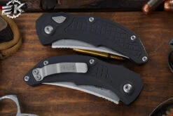 Microtech/Bastinelli "Brachial" Automatic Folding Knife 3.5" Persian Stonewash 268A-10 7 Microtech/Bastinelli "Brachial" Automatic Folding Knife 3.5" Persian Stonewash 268A-10 -Southern Blades 268A 10 3 23852.1667503659