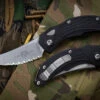 Microtech/Bastinelli "Brachial" Automatic Folding Knife 3.5" Persian Stonewash Serrated 268A-12 1 Microtech/Bastinelli "Brachial" Automatic Folding Knife 3.5" Persian Stonewash Serrated 268A-12 -Southern Blades 268A 12 2 31161.1687894839