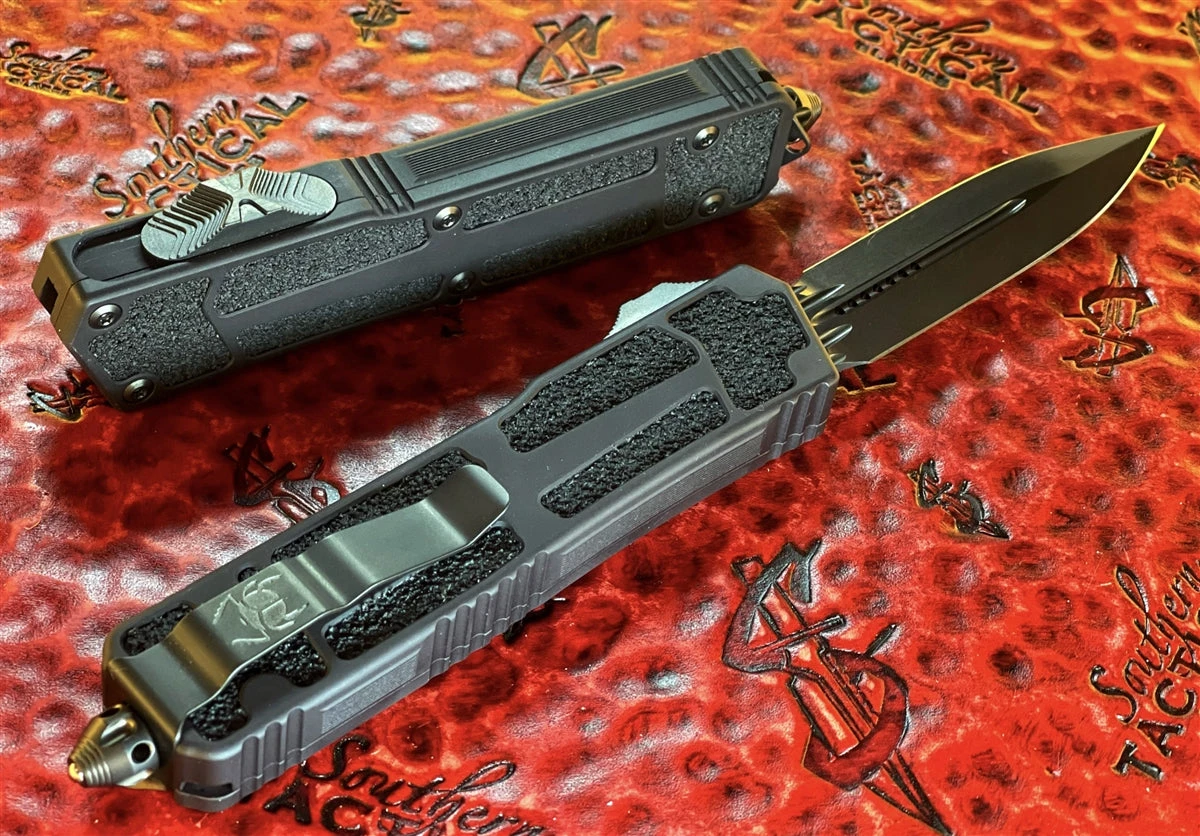 Microtech Scarab II Shadow OTF Automatic Double Edge DLC Blackout 4 Microtech Scarab II Shadow OTF Automatic Double Edge DLC Blackout - Image 2