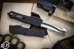 Microtech Combat Troodon Rescue OTF Tool Aluminum Frag 3.8" Serrated 601-3THS 7 Microtech Combat Troodon Rescue OTF Tool Aluminum Frag 3.8" Serrated 601-3THS -Southern Blades 601 3 THS Rescue 3 70316.1672705382