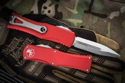 Microtech Hera OTF Automatic Knife Red 3" Dagger Stonewash 702-10RD 6 Microtech Hera OTF Automatic Knife Red 3" Dagger Stonewash 702-10RD -Southern Blades 702 10 RD 90569.1663871849
