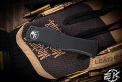 Microtech Hera OTF Automatic Knife Black 3" Dagger Black Serrated 702-2T 9 Microtech Hera OTF Automatic Knife Black 3" Dagger Black Serrated 702-2T -Southern Blades 702 2 T 3 49004.1679519729