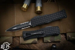 Microtech Hera Tactical FRAG OTF Knife 3" Dagger Black 702-2TFRS