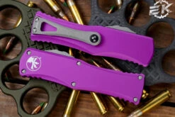 Microtech Hera Violet OTF Automatic Knife 3" Drop Point Apocalyptic Stonewash 703-10APVI 7 Microtech Hera Violet OTF Automatic Knife 3" Drop Point Apocalyptic Stonewash 703-10APVI -Southern Blades 703 10 APVI 3 46570.1669066496