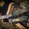 Microtech Hera FRAG Grenade Green OTF Knife 3" Drop Point Stonewash Apocalyptic Serrated 703-12APFRGS 2 Microtech Hera FRAG Grenade Green OTF Knife 3" Drop Point Stonewash Apocalyptic Serrated 703-12APFRGS -Southern Blades 703 12 APFRGS 03988.1679449675