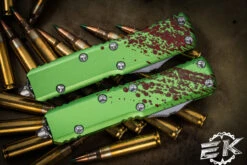 Microtech UTX-85 Zombie Set Hellhound/Warhound OTF 3" Stonewash 719-10SETZTS -Southern Blades 719 10 SET ZTS 2 48518.1688662457