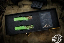 Microtech UTX-85 Zombie Set Hellhound/Warhound OTF 3" Stonewash 719-10SETZTS -Southern Blades 719 10 SET ZTS 4 80433.1688662461