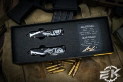 Microtech UTX-85 Molon Labe Set Hellhound/Warhound OTF 3" Bronze 719-13SETMLS -Southern Blades 719 13 SET MLS 4 56385.1688660102