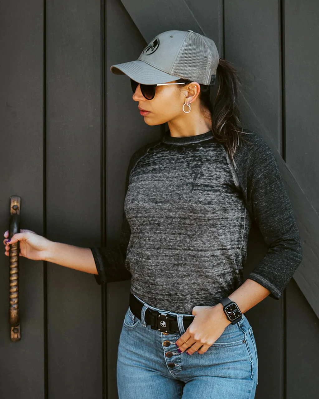 Microtech Blood & Iron Baseball T-Shirt Crew Unisex 3/4 Sleeve 5 Microtech Blood & Iron Baseball T-Shirt Crew Unisex 3/4 Sleeve - Image 3