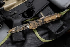 Microtech Combat Troodon Coyote Tan Camo Cerakote OTF Automatic Knife 3.8" Tan Camo Dagger Serrated 142-3CCS 9 Microtech Combat Troodon Coyote Tan Camo Cerakote OTF Automatic Knife 3.8" Tan Camo Dagger Serrated 142-3CCS -Southern Blades Combat Troodon Coyote Camo 11951.1661299072