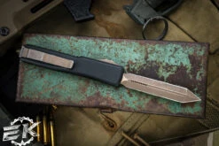 Microtech Ultratech Spartan OTF Knife Black 3.4" Bronze Apocalyptic Spartan 223-13AP (Preowned) 7 Microtech Ultratech Spartan OTF Knife Black 3.4" Bronze Apocalyptic Spartan 223-13AP (Preowned) -Southern Blades EK 12 27828.1688492696