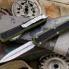 Microtech Makora OTF Automatic Knife OD Green (Nickel Boron Internals) 3.25" Stonewash Dagger 206-10ODS