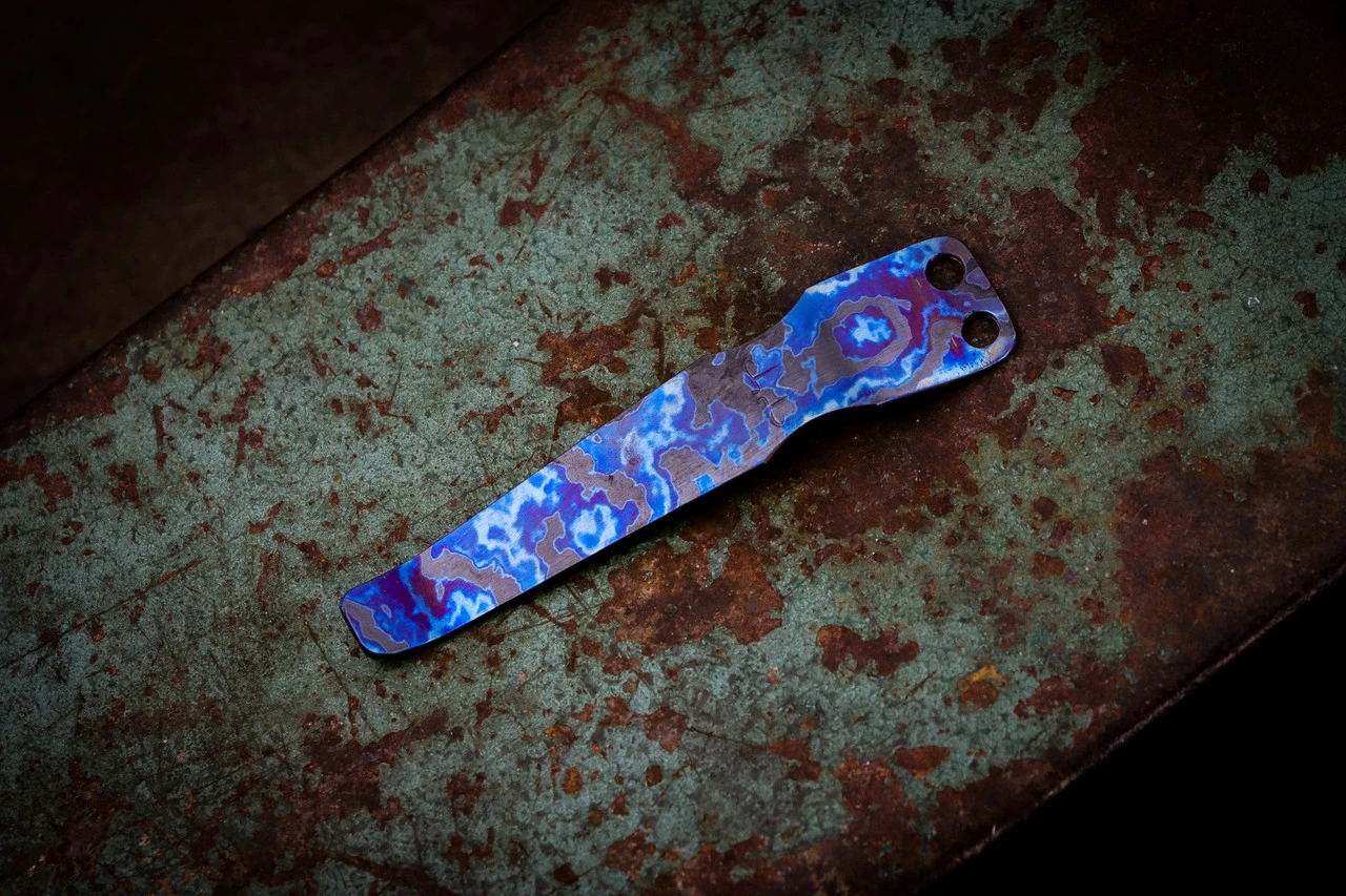 Maverick Customs Socom 2.0 BK Timascus Pocket Clip (Fits Microtech Socom Elite) 3 Maverick Customs Socom 2.0 BK Timascus Pocket Clip (Fits Microtech Socom Elite)