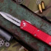 Microtech Troodon Red OTF Knife 3" Dagger Satin 138-11RD