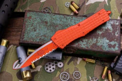 Microtech Combat Troodon Rescue OTF Knife Orange Frag 3.8" Orange Serrated 601-3CORHS 7 Microtech Combat Troodon Rescue OTF Knife Orange Frag 3.8" Orange Serrated 601-3CORHS -Southern Blades IMG 7326 79849.1676747281