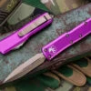 Microtech UTX-85 Violet OTF Knife 3" Bronze Dagger 232-13VI 1 Microtech UTX-85 Violet OTF Knife 3" Bronze Dagger 232-13VI -Southern Blades IMG 7354 11567.1676511499