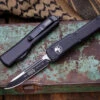 Microtech UTX-70 OTF Automatic Knife 2.4" Drop Point Black 148-1T