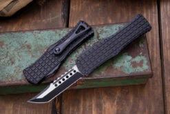 Microtech Hera Hellhound OTF Automatic Knife Tactical Frag 3" Black 919-1TFRS