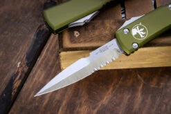Microtech Ultratech OTF Automatic Knife OD Green 3.4" Bayonet Serrated Satin 120-5OD 5 Microtech Ultratech OTF Automatic Knife OD Green 3.4" Bayonet Serrated Satin 120-5OD -Southern Blades IMG 8466 66797.1690483801