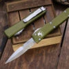 Microtech Ultratech OTF Automatic Knife OD Green 3.4" Bayonet Serrated Satin 120-5OD