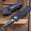 Microtech Mini Troodon OTF Automatic Cali Legal Knife 1.9" Dagger Black 238-1T
