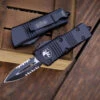 Microtech Mini Troodon OTF Automatic Cali Legal Knife 1.9" Dagger Serrated Black 238-2T 2 Microtech Mini Troodon OTF Automatic Cali Legal Knife 1.9" Dagger Serrated Black 238-2T -Southern Blades IMG 8512 87340.1690507168