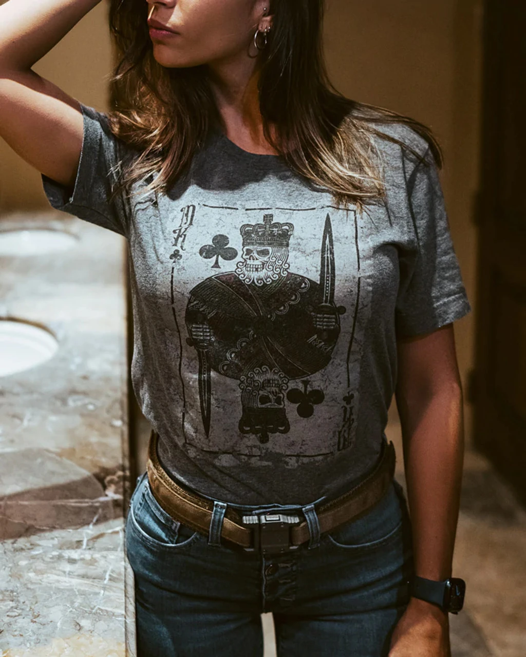 Microtech King Card Tee Shirt SS Crew Unisex 4 Microtech King Card Tee Shirt SS Crew Unisex - Image 2