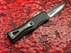 MARFIONE Hera Double Edge Mirror Polished, Alloy W Dagger Relief, Two Tone Titanium Accents 8 MARFIONE Hera Double Edge Mirror Polished, Alloy W Dagger Relief, Two Tone Titanium Accents -Southern Blades MCKHERAMP 4