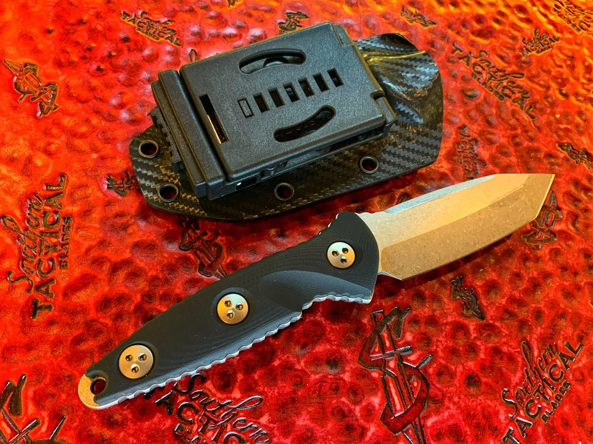 Microtech Socom Alpha Mini Tanto Edge Stonewashed Standard 4 Microtech Socom Alpha Mini Tanto Edge Stonewashed Standard - Image 2